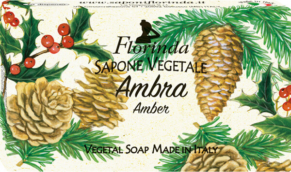 Мыло Florinda Новогоднее волшебство, Амбра 100 гр