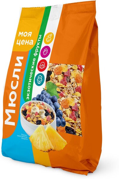 Моя цена Мюсли Тропическ п/у ТД-холдинг