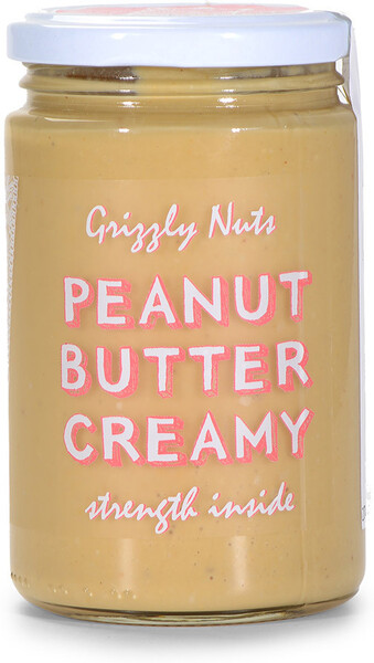 Паста арахисовая Grizzly Nuts кремовая 370г стекло Россия