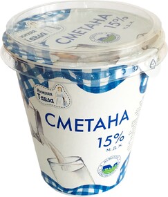 Сметана Нижняя Тавда 15%, 300 г