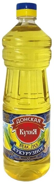 Масло Донская кухня Кукурузное, 1 л., ПЭТ