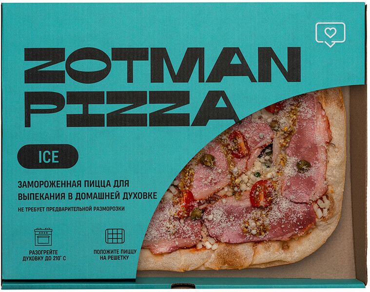  Пицца Zotman Ветчина и грибы 420&nbsp;г 