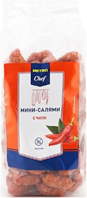 Колбаски Metro Chef Мини-салями с чили сырокопченые 500 г