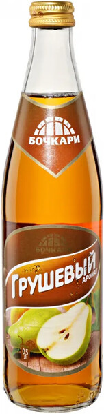 Напиток Бочкари Грушевый аромат сильногазированный 0.5 л