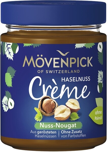 Шоколадная паста Movenpick лесной орех - нуга, 300 г.