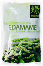 Зелёные соевые бобы Эдамаме в стручках 500г 
