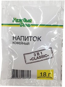 Напиток кофейный «Каждый День» 3 в 1, 18 г