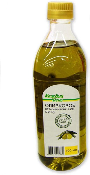 Масло оливковое «Каждый день» нерафинированное extra virgin, 500 мл