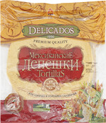 Лепешки пшеничные Delicados Tortillas Мексиканские томатные, 400 г