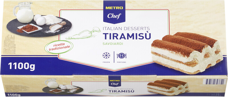 Metro Chef Тирамису Савоярди 1,1 кг