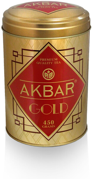 Чай Akbar GOLD 450 гр. сред.лист, ж/б