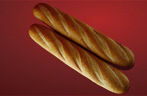 Багет Еврохлеб французский пшеничный замороженный 460 г