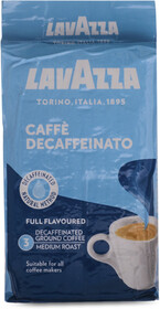 Кофе молотый LAVAZZA Caffe Decaffeinato натуральный, 250г, Италия, 250 г