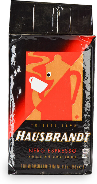 Кофе молотый Espresso Nero, Hausbrandt, 250 г, Италия