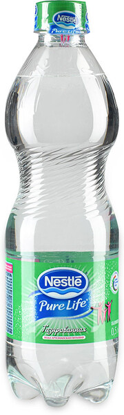 Вода Nestle Pure Life питьевая газированная, 500мл