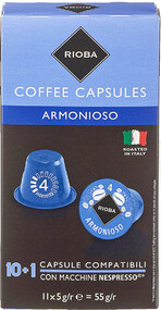 RIOBA Капсулы для кофемашин Armonioso, 10x5г