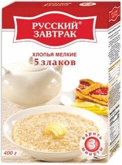 Хлопья гречневые Русский завтрак, 400 г