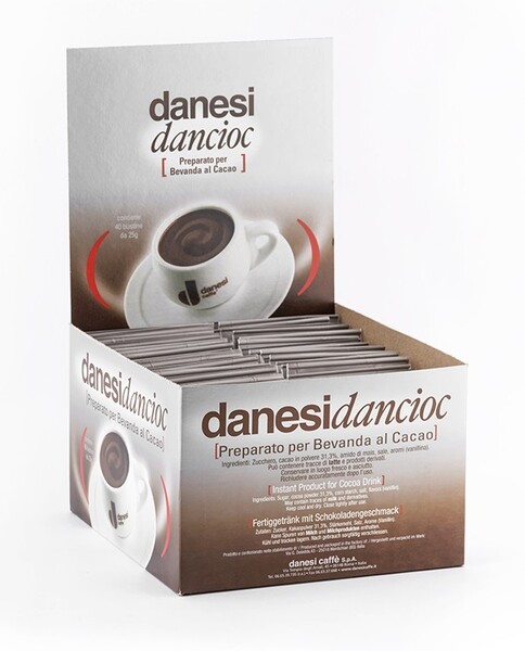 Горячий шоколад Danesi DANCIOC, пакетированный, 40 шт по 25 г