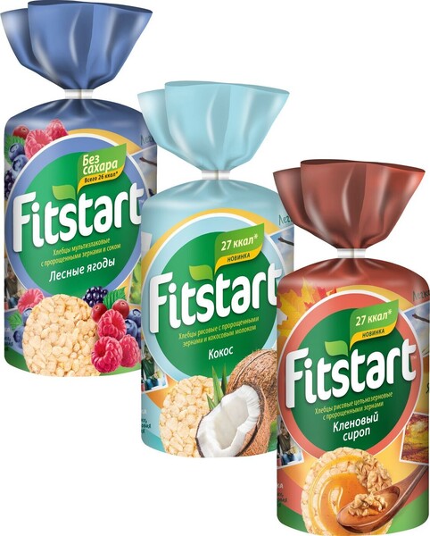 Хлебцы FITSTART mix, 3 шт по 100 г
