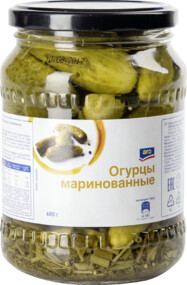 Огурцы Aro маринованные 680 мл