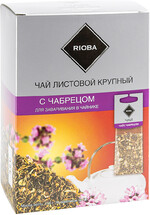 Чай RIOBA черный с чабрецом для заваривания в чайнике,... X 1 штука