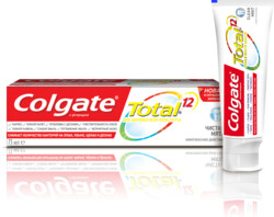 Зубная паста COLGATE Total 12 Чистая мята, 75мл Китай, 75 мл