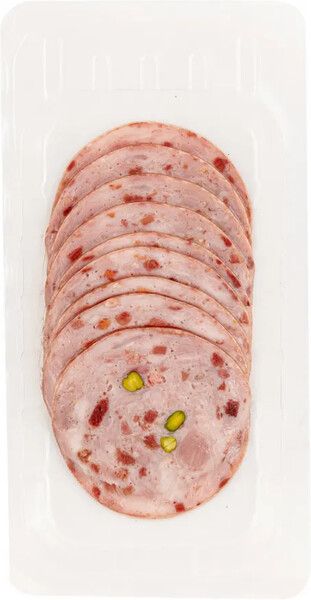 Ветчина из индейки с гов. языком и фисташками