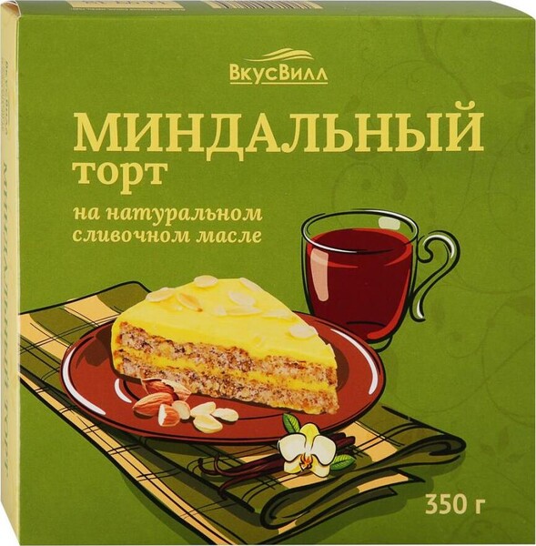 Торт ВкусВилл Миндальный 350г