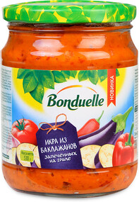 Икра Bonduelle из баклажанов запеченных на гриле 530 г