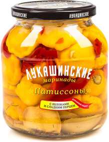 Патиссоны Лукашинские закуски с яблоками и сладким перцем 670 г