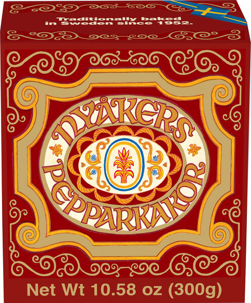 Хрустящее имбирное печенье Nyakers Original в подарочной упаковке, 300 г