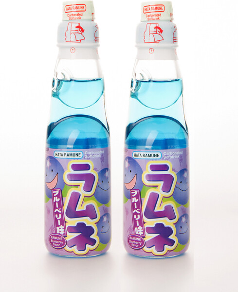 Напиток газированный Ramune Lemonade Blueberry ( со вкусом голубики),200 мл., ПЭТ