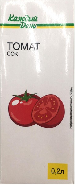 Сок «Каждый День» Томат, 200 мл