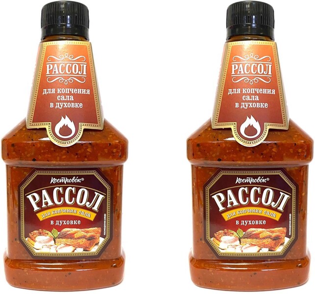 Рассол Костровок для копчения сала в духовке, 420 гр., ПЭТ