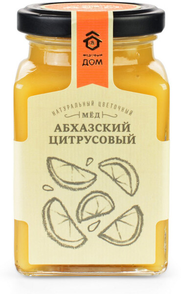 Мёд Медовый дом Абхазский цитрусовый 0,32кг