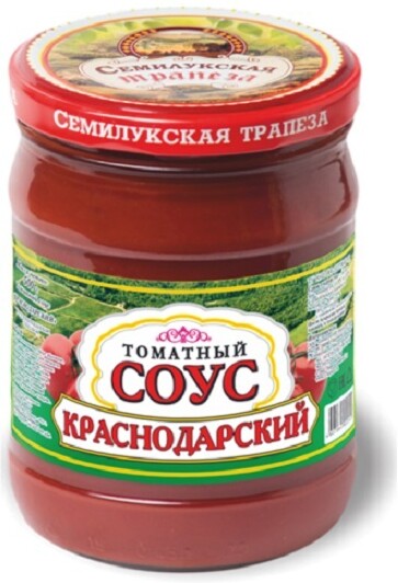 Соус томатный «Семилукская трапеза» Краснодарский, 500 г