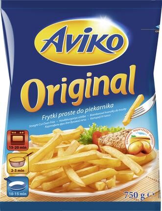 Картофель фри замороженный Aviko Original, 750 г