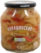 Перец Лукашинские 670г в сладкой заливке