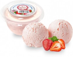 Мороженое Пломбир с клубникой 100г Собственное Производство