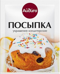 Посыпка Айдиго 15г бисер, вермишель разноцветная