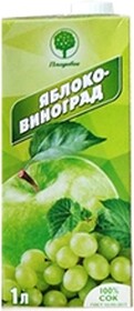 Сок Плодовое Яблочно-Виноградный ГОСТ, 1.00л