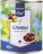 Слива Metro Chef красная в сиропе, 825г