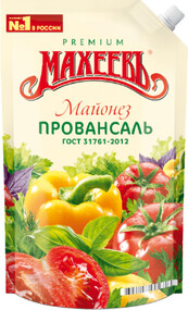 Майонез МАХЕЕВЪ Провансаль 50,5%, 630г Россия, 630 г