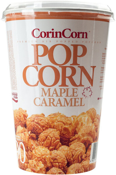 STANDARD Стакан готовый попкорн карамель в кленововом сиропе