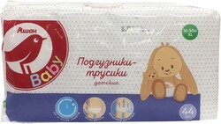 Трусики-подгузники АШАН XL (16-30 кг) 6 размер, 44 шт
