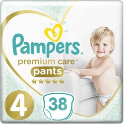 Подгузники-трусики Pampers Premium Care Pants Maxi 4 (9-15 кг) 38 шт