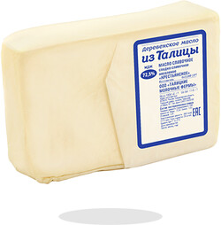 Масло сладко-сливочное Деревенское из Талицы 72,5% весовое