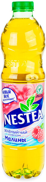 Холодный чай Nestea зеленый со вкусом малины, 1.5 л Россия