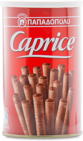 Вафли Caprice венские с фундуком и шоколадным кремом 250г Греция