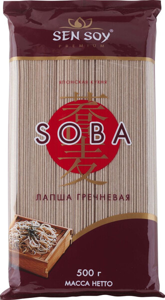 Лапша гречневая Sen Soy Soba, 500 г